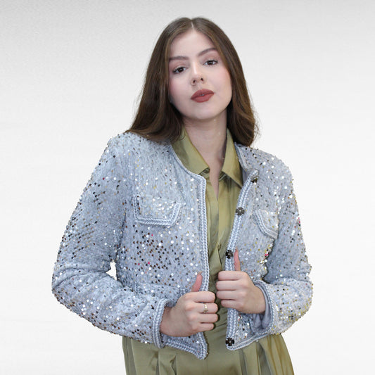 CHAQUETA LENTEJUELA