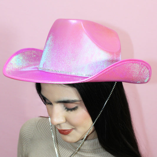 SOMBRERO METALICO LAZO DE PEDRERIA