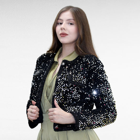 CHAQUETA LENTEJUELA