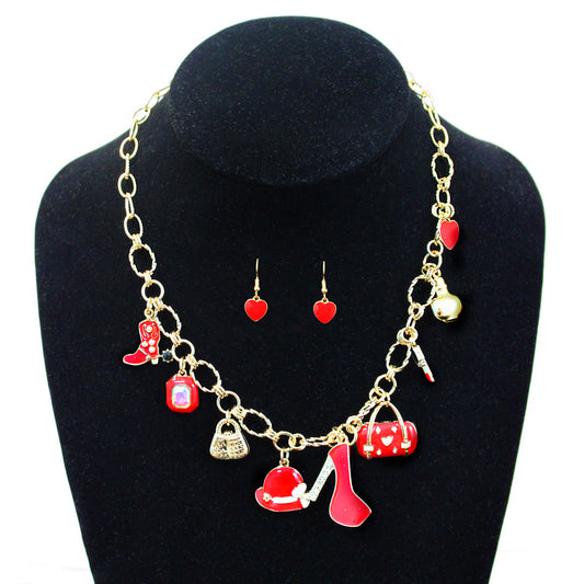 COLLAR  DIJES ZAPATILLA Y SOMBRERO