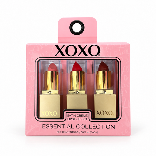 SET DE LIPSTICK 3 PZAS XOXO