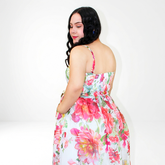 CONJUNTO FALDA FLORAL Y TOP