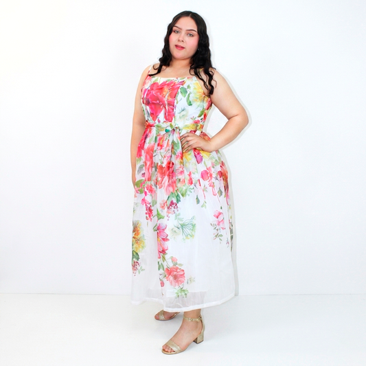 CONJUNTO FALDA FLORAL Y TOP